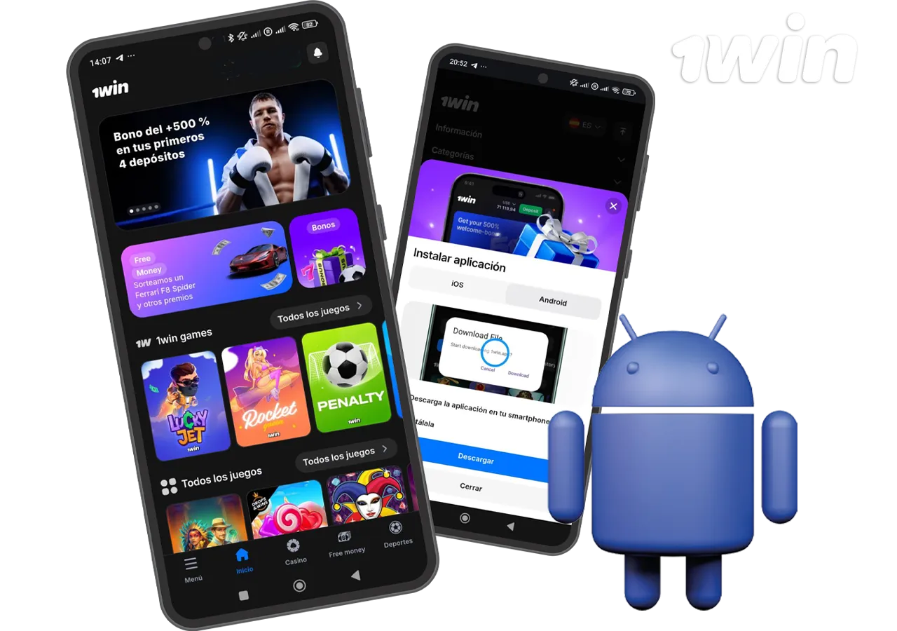 Descargar la Aplicación 1win para Android