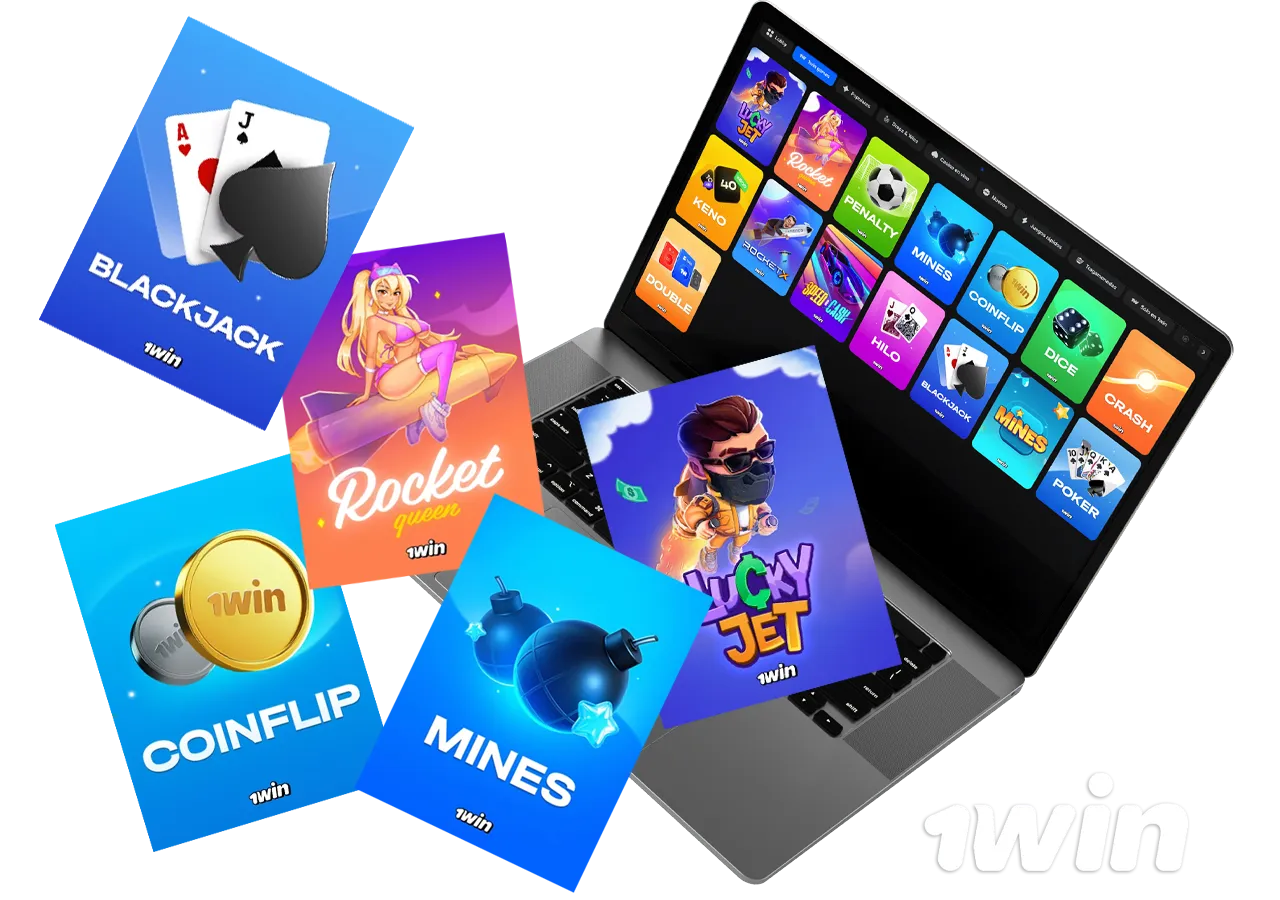 Colección exclusiva 1win juegos
